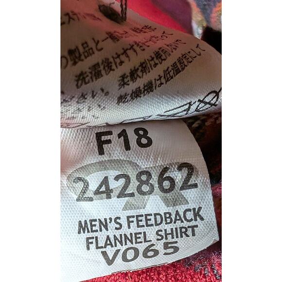 Mens Outdoor Research Feedback Red Plaid Flannel Shirt NWOT Large - Picture 7 of 7